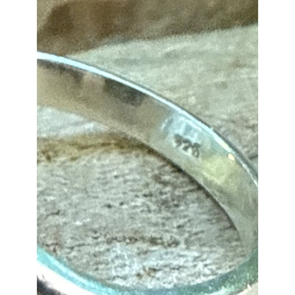 Sterling Silver Rectangular Monarch Opal Ring Siz… - image 7